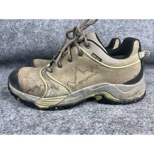 La Sportiva FC ECO 2.0 GTX Shoes Women's 8 Gray Hiking Gore-Tex Low Top Lace Up